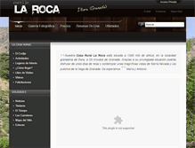 Tablet Screenshot of cortijolaroca.com